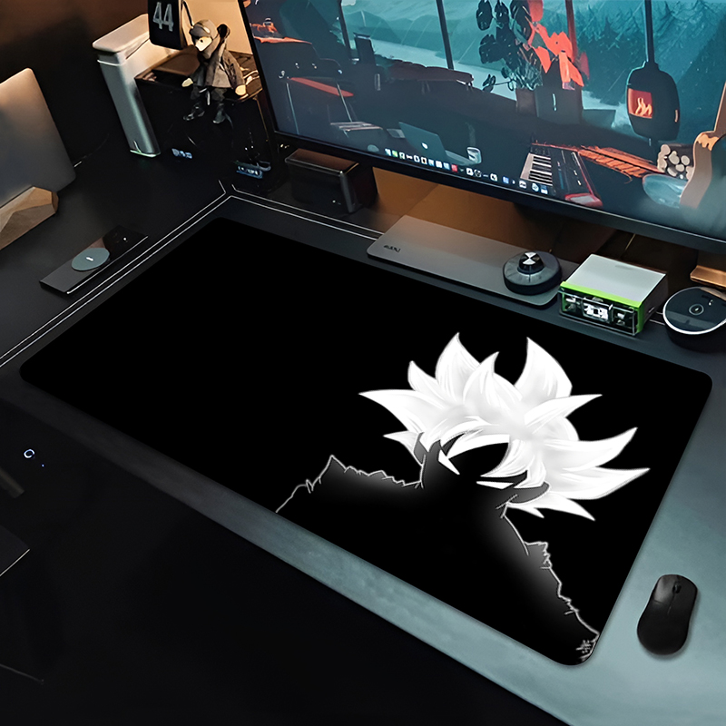Desk Setup Accessories - DBZ Siyah Anime Mouse Pad Dragon