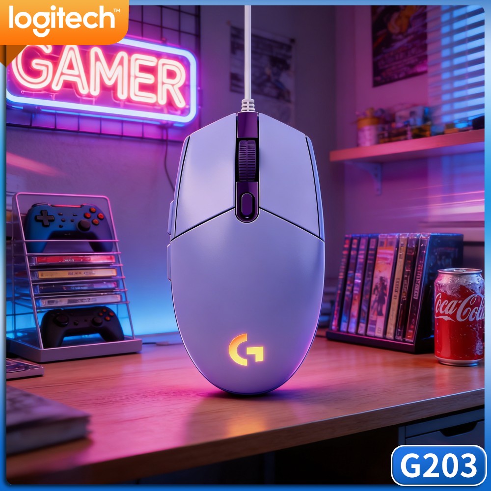 Logitech Mouse G203 - Logitech G203 Kablolu Oyun Mouse'u Hızlı