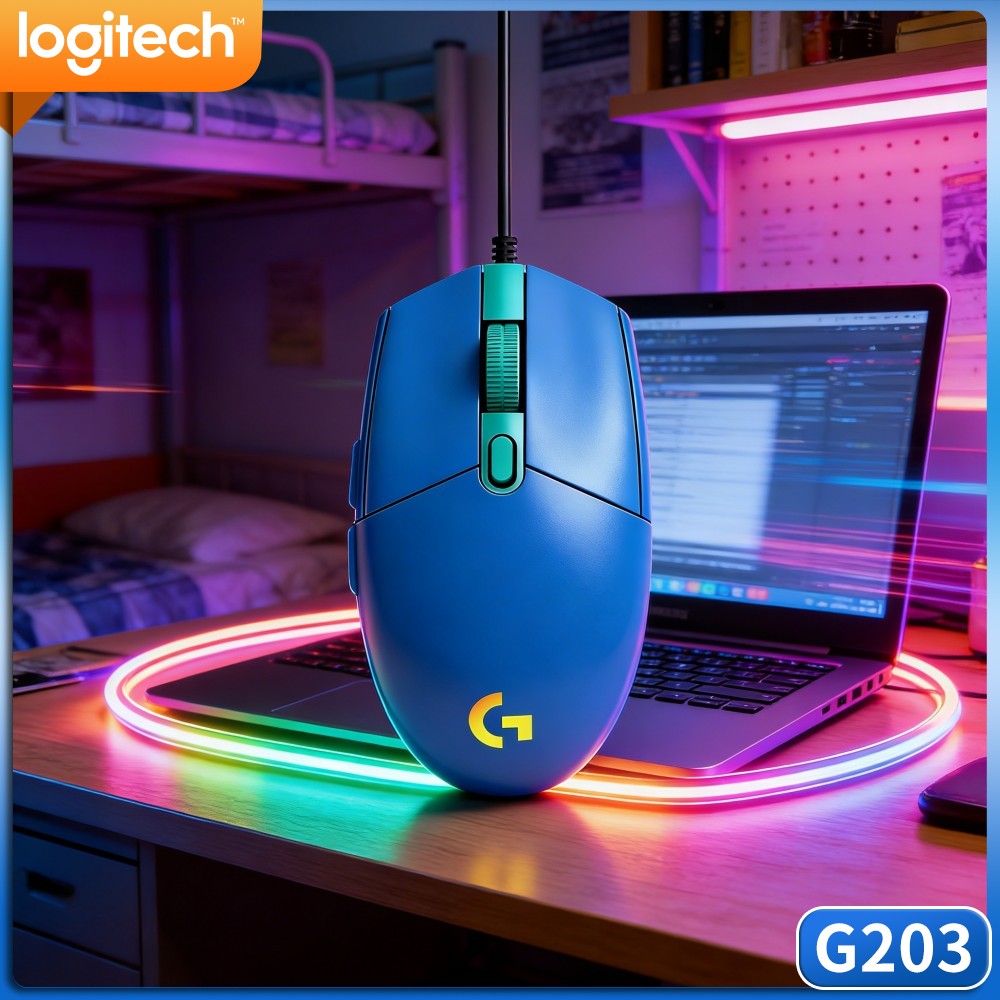 Logitech Mouse G203 - Logitech G203 Kablolu Oyun Mouse'u Çoklu