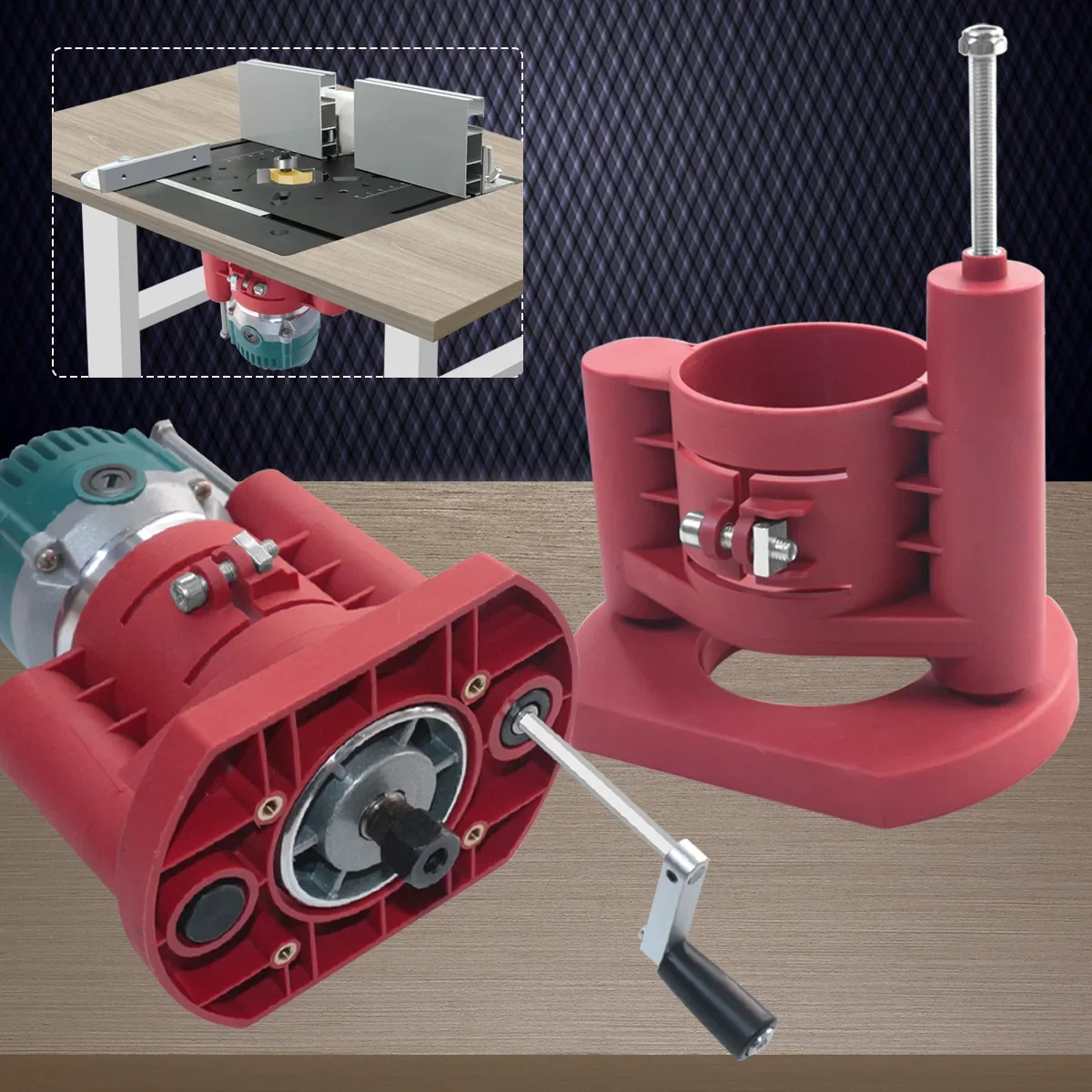 Desk Setup Pegboard - Hassas Yönlendirici Kaldırma - Yönlendirici Masa