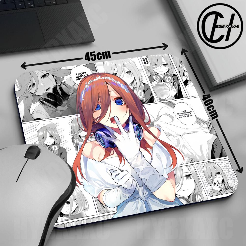 Desk Setup Girl - 1 Adet Mousepad Miku Nakano Anime