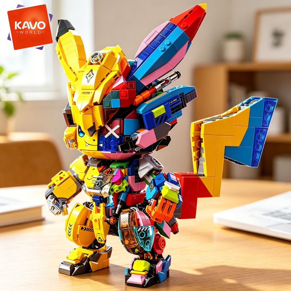 Desk Setup Build - KAVOWORLD 1505 Parça DIY Mecha Fare