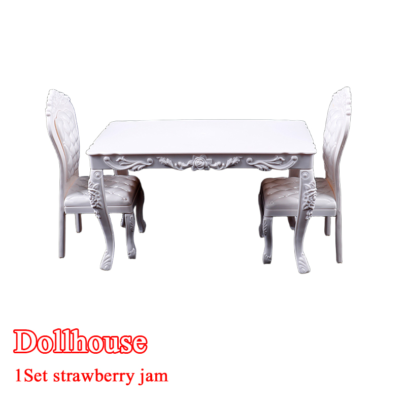 Desk Setup Desk - Dollhouse 1:6 Mutfak Mobilyaları Yemek Masası