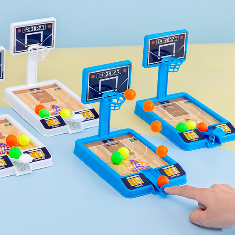 Desk Setup Girl - Mini Basketbol Parmak Atış Oyunu Makinesi
