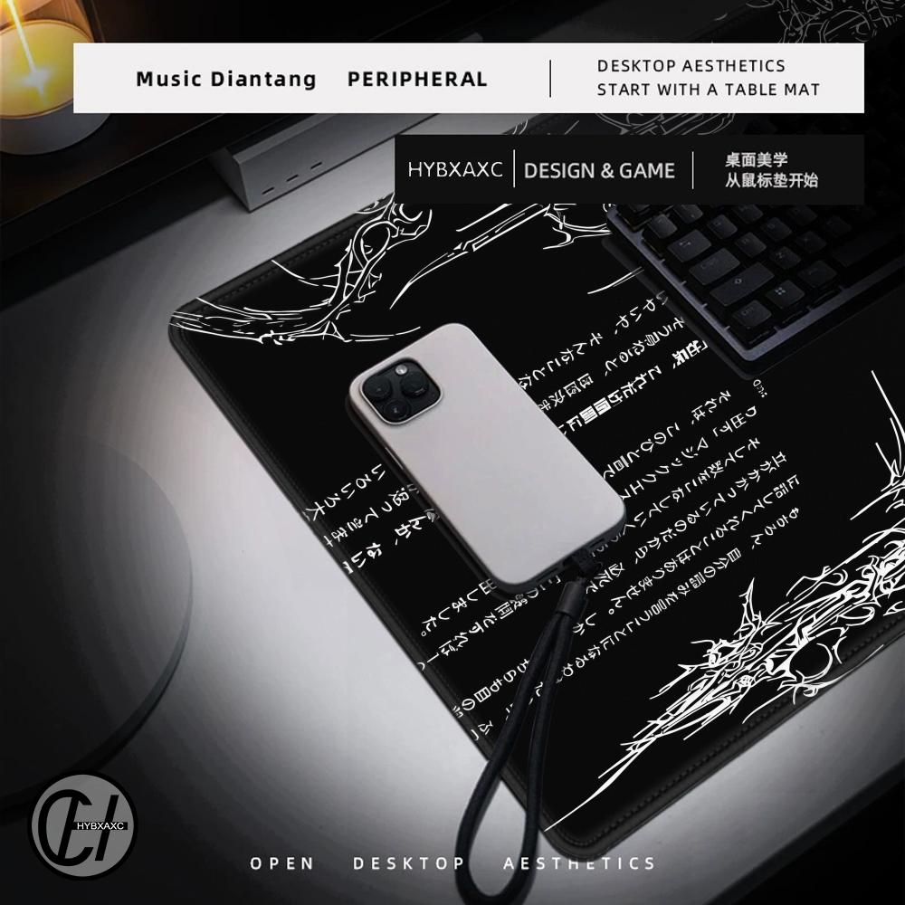 Siyah Beyaz Cybersigilism Desk - Desk Setup Accessories Aesthetic incelemesi ve fiyatı