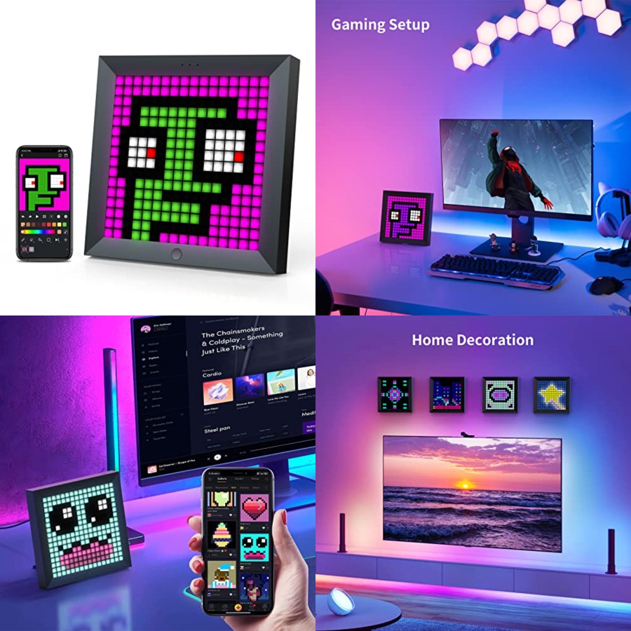 LED Işık Piksel Ekran Paneli,  - Desk Setup Desk incelemesi ve fiyatı