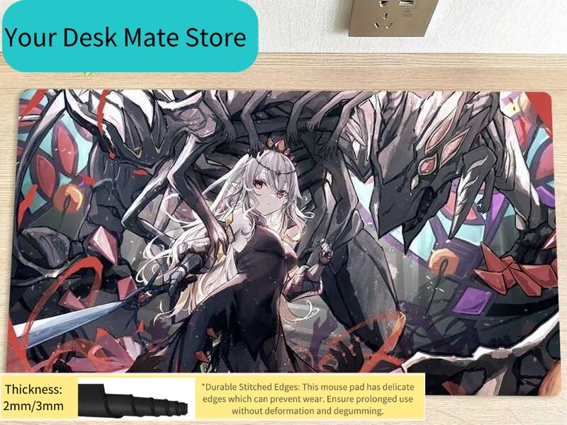 YuGiOh Kız Oyun Matı Kırmızı C - Desk Setup Girl incelemesi ve fiyatı