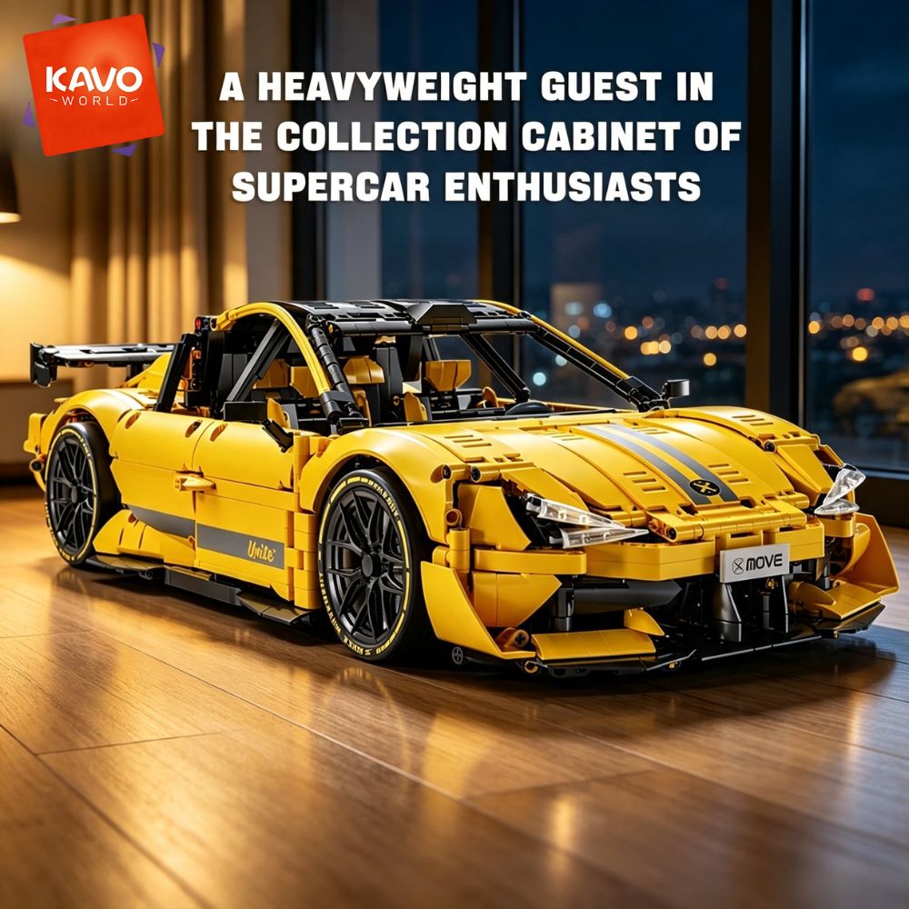 KAVOWORLD 2143 parça Sarı 1:10 - Desk Setup Build incelemesi ve fiyatı
