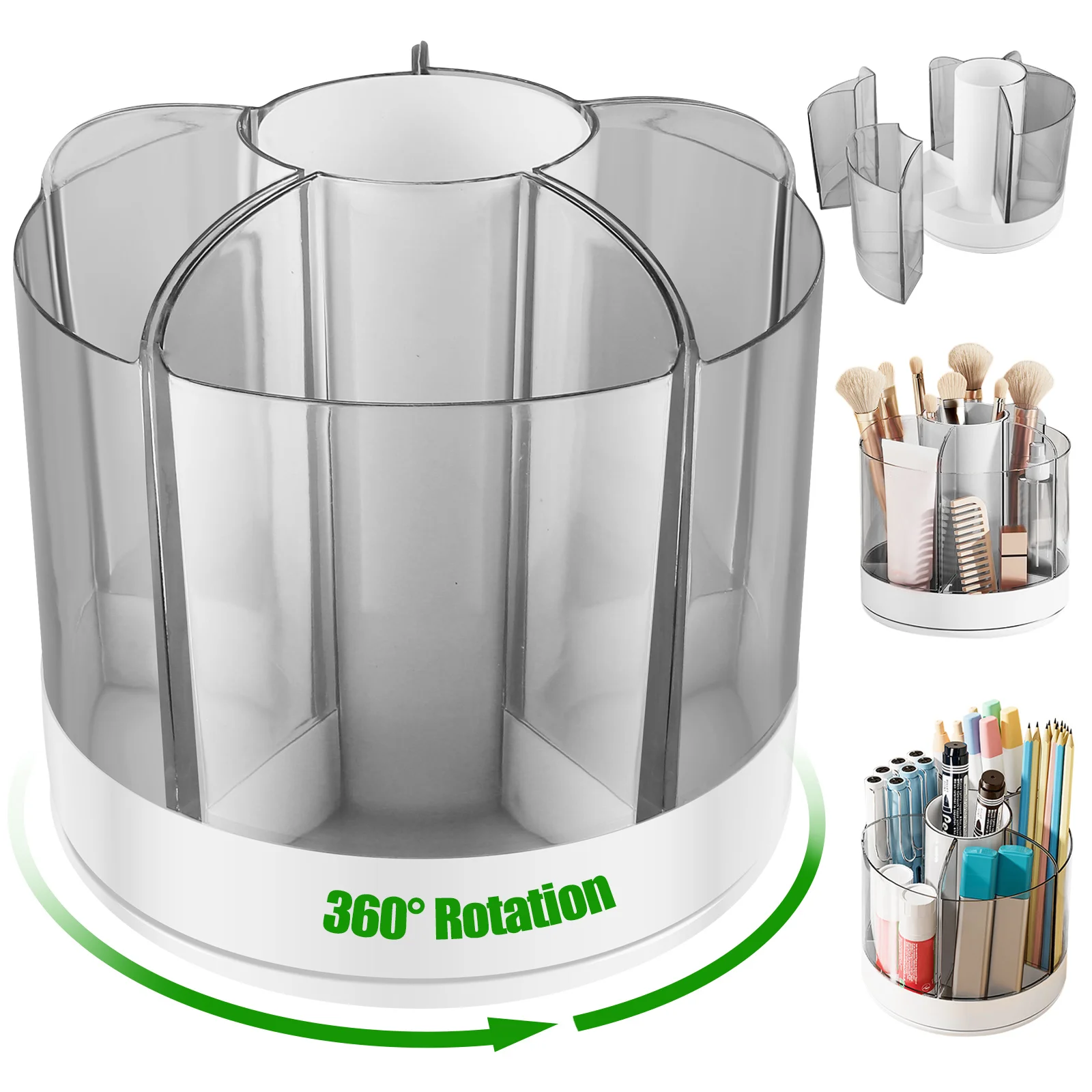 360 °   Dönen Kalem Organizatö - Desk Setup Accessories Aesthetic incelemesi ve fiyatı