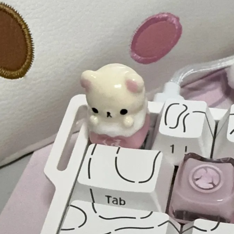 Kawaii Rilakkuma Keycaps Relax - Desk Setup Girl incelemesi ve fiyatı