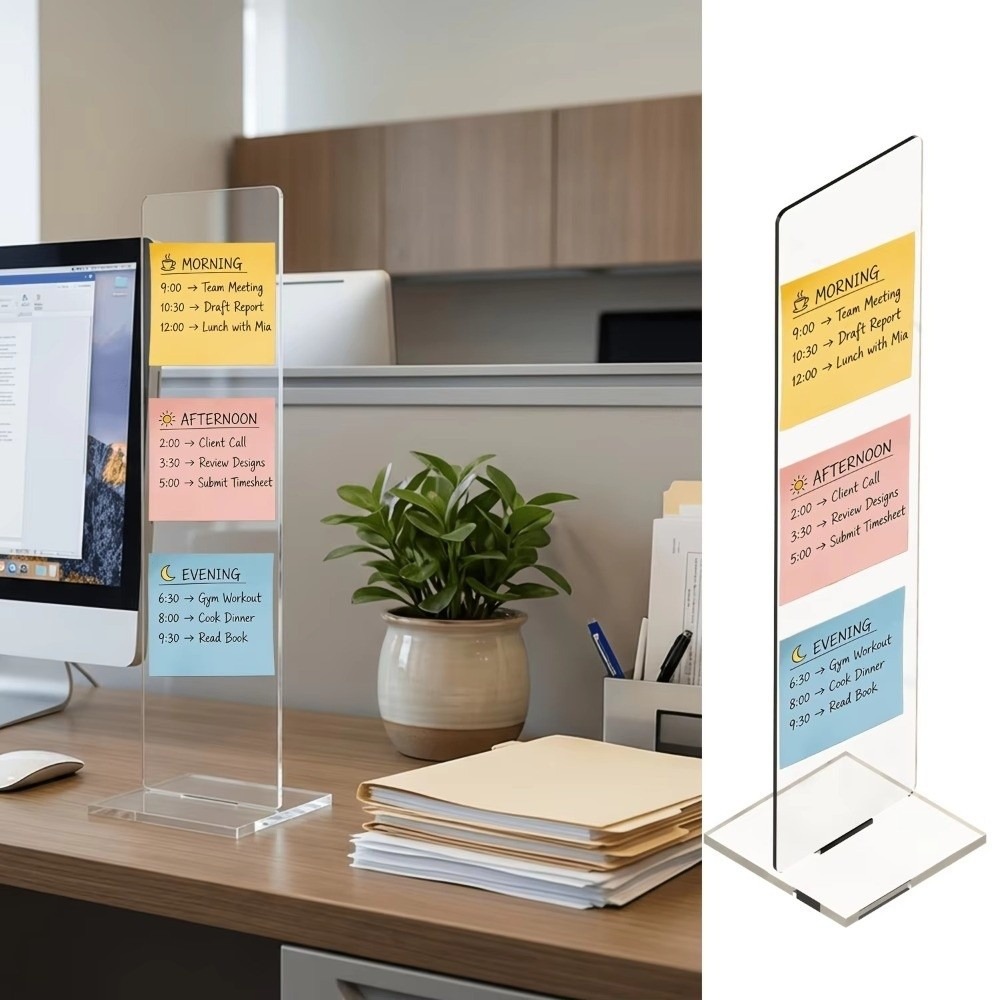 Dayanıklı Akrilik Not Panosu Ç - Desk Setup Home Office incelemesi ve fiyatı