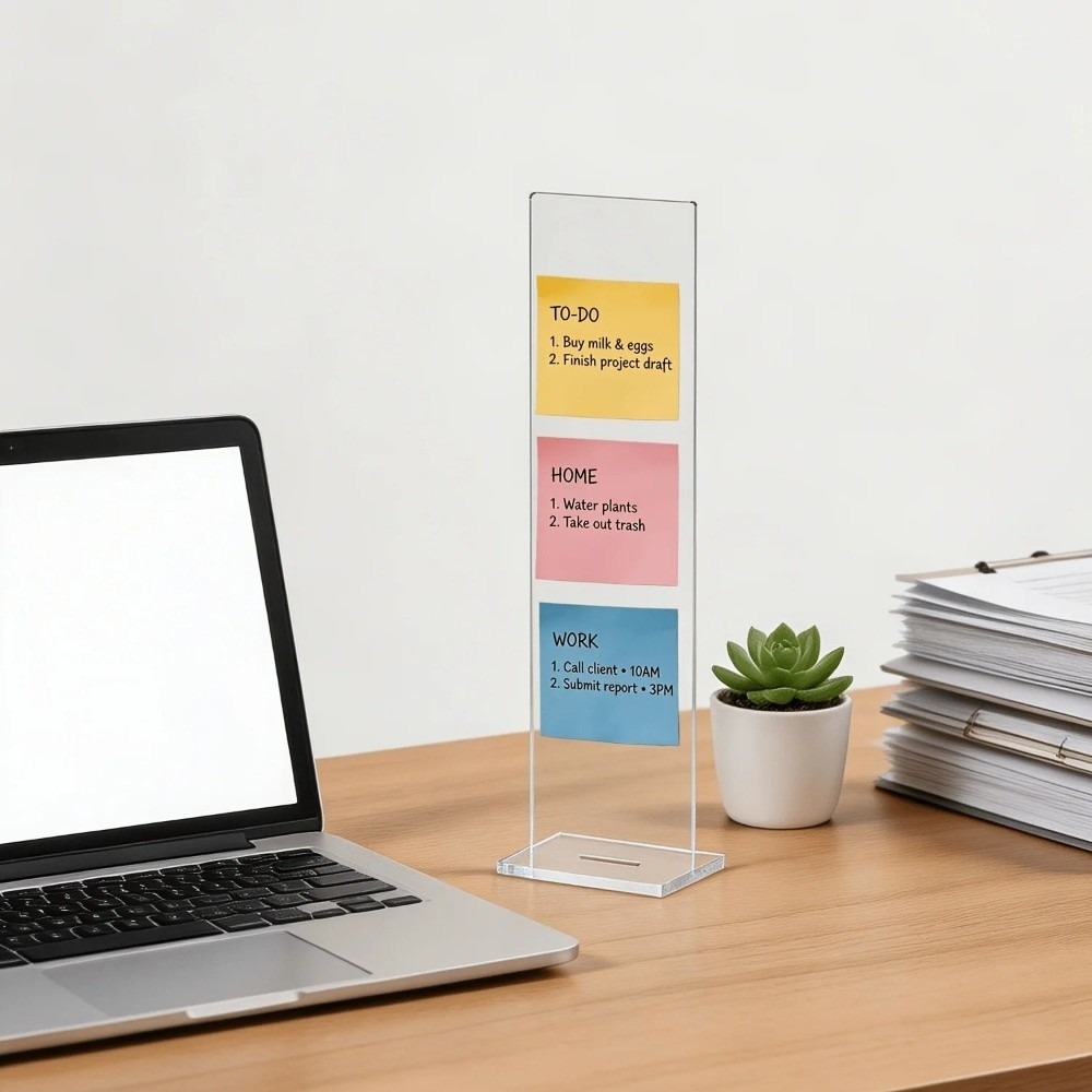 Dayanıklı Akrilik Not Panosu Ç - Desk Setup Home Office incelemesi ve fiyatı