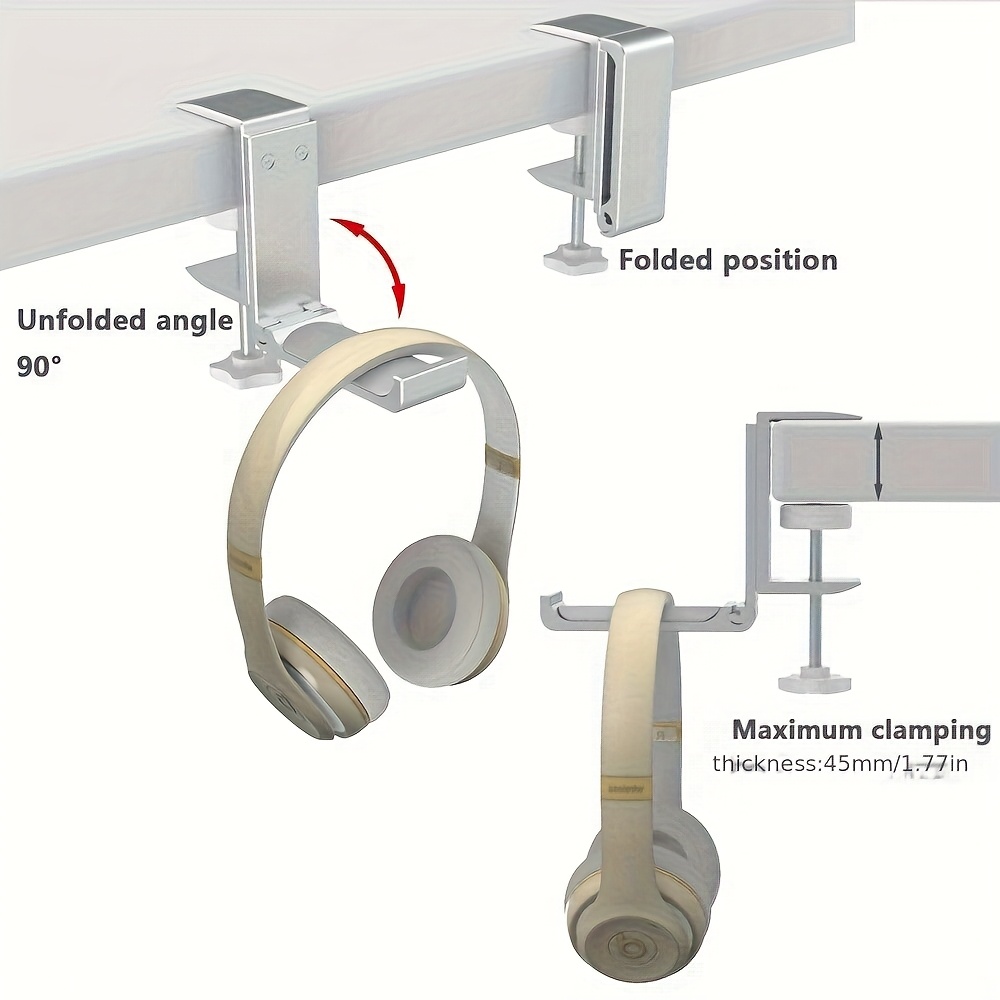 Tamamı Alüminyum Katlanabilir  - Headphone Hook Under incelemesi ve fiyatı