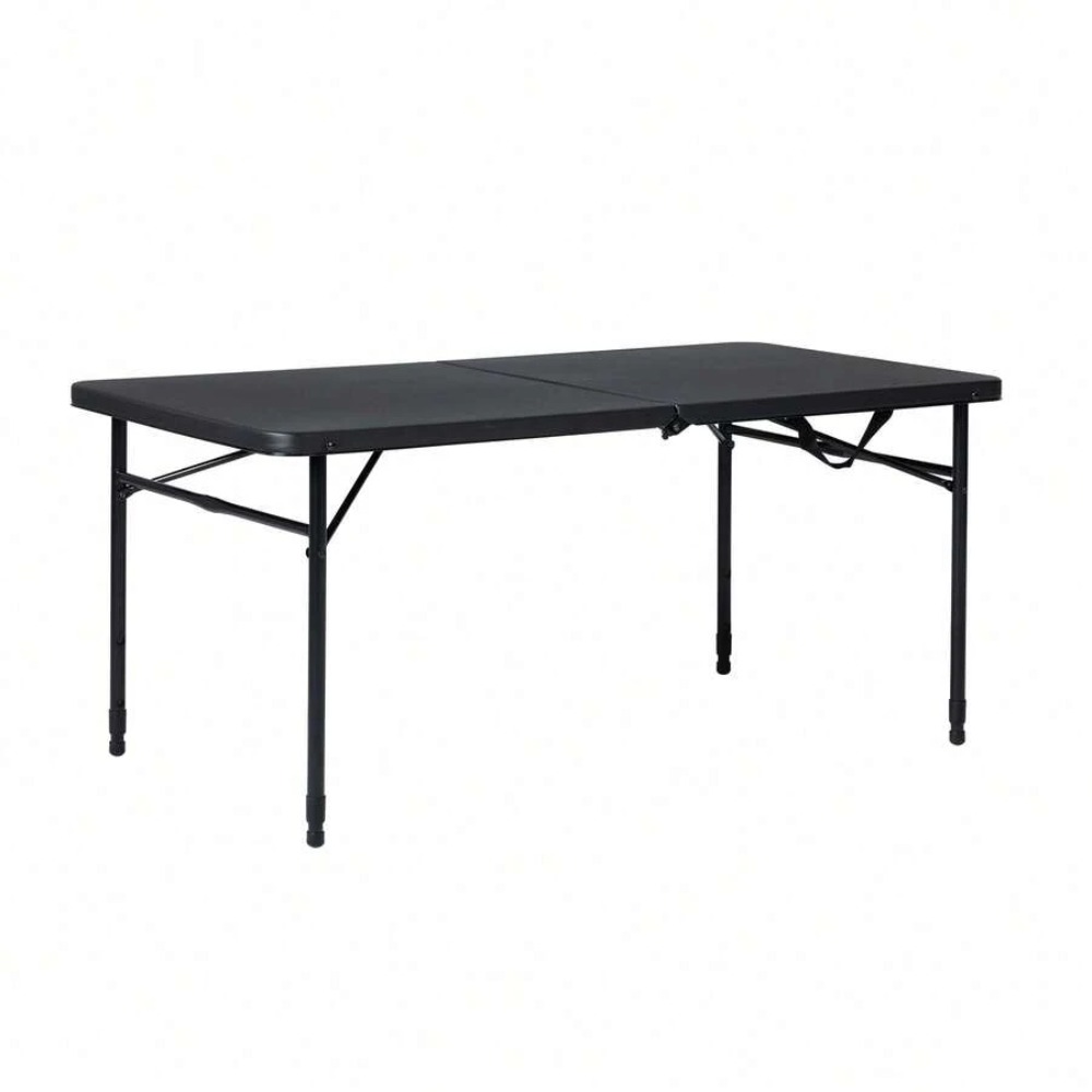 4 Ayaklı, İkiye Katlanabilir,  - Desk Setup Black And Wood incelemesi ve fiyatı