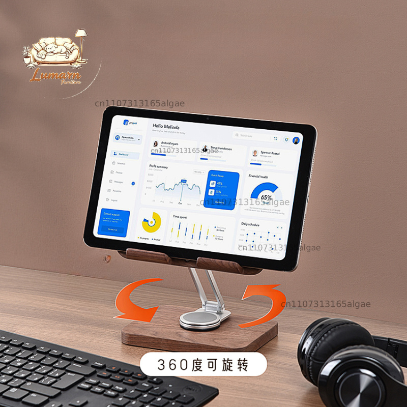 Siyah Ceviz iPad Standı 360 De - Desk Setup Black And Wood incelemesi ve fiyatı