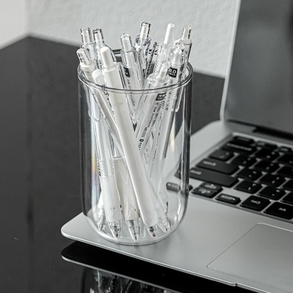 Minimalist Plastik Kalem Tutuc - Desk Setup Accessories Aesthetic incelemesi ve fiyatı