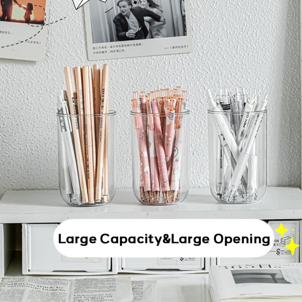 Minimalist Plastik Kalem Tutuc - Desk Setup Accessories Aesthetic incelemesi ve fiyatı