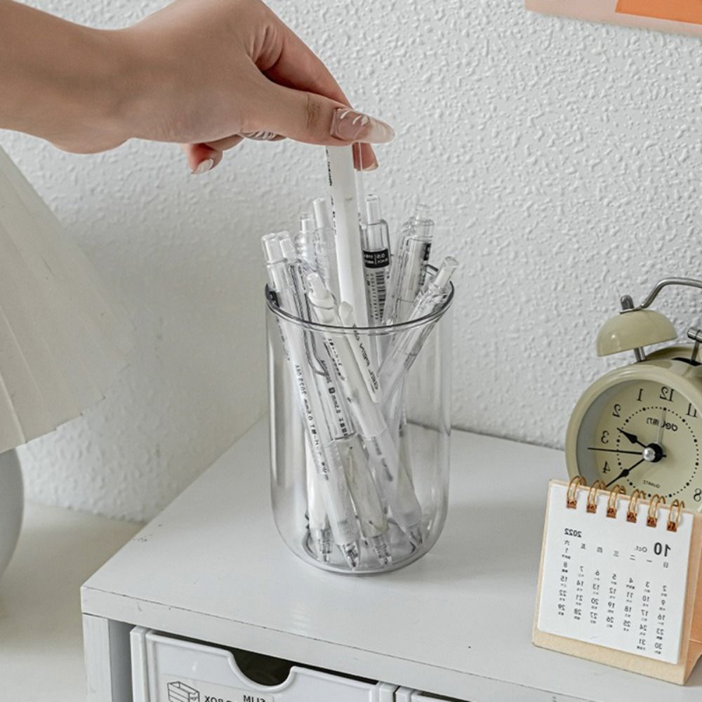 Minimalist Plastik Kalem Tutuc - Desk Setup Accessories Aesthetic incelemesi ve fiyatı
