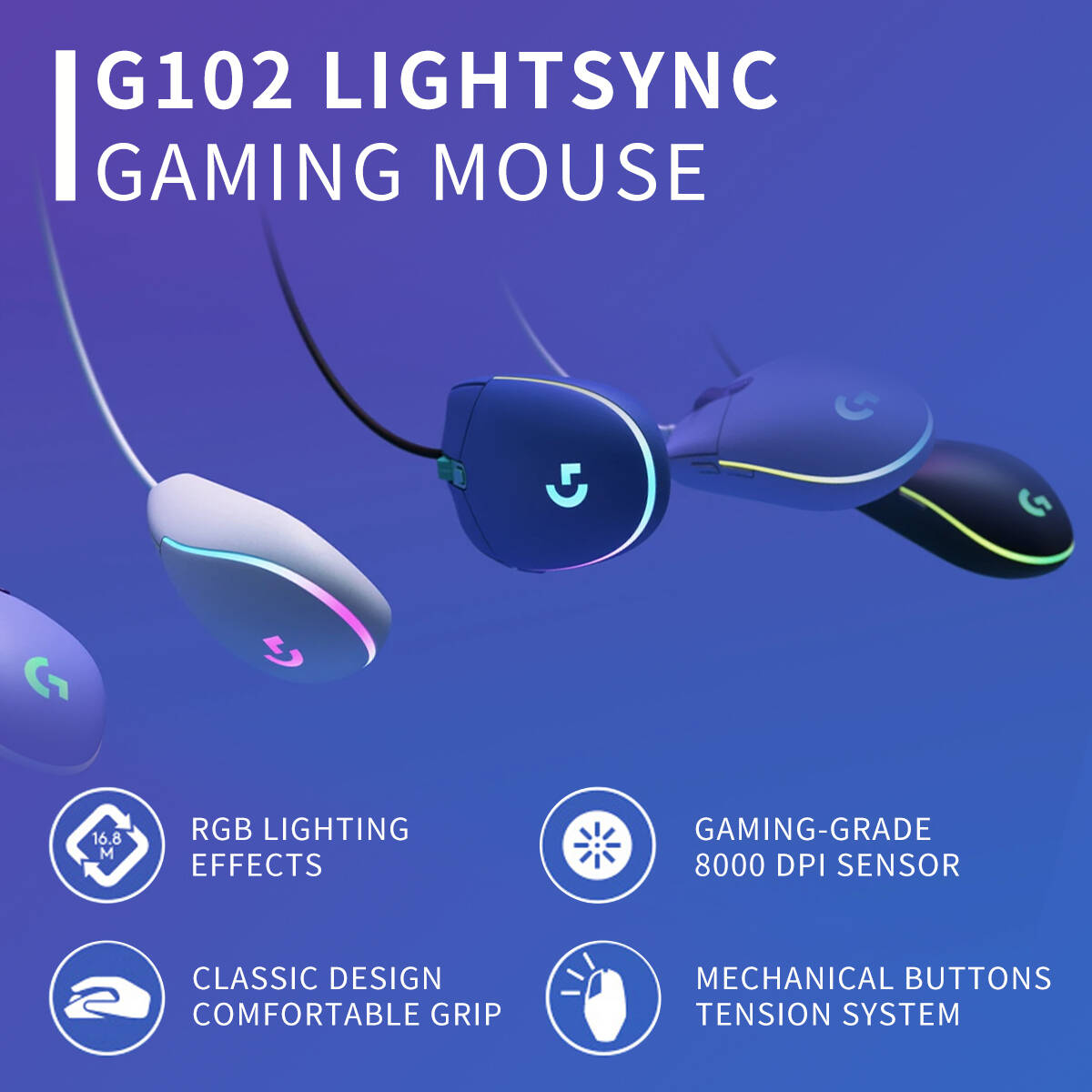 Logitech G203 Mouse, Kablolu U - Logitech Mouse G203 incelemesi ve fiyatı