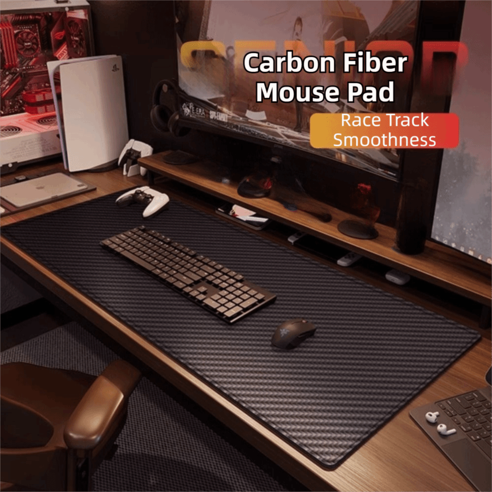 Su geçirmez Karbon Fiber Mouse - Desk Setup Accessories Aesthetic incelemesi ve fiyatı