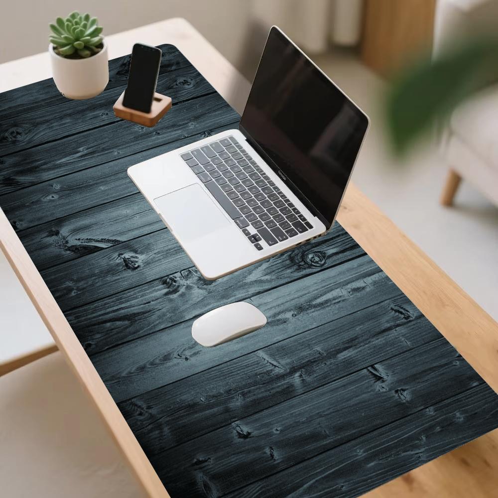 Siyah Ahşap Mousepad Masa Akse - Desk Setup Black And Wood incelemesi ve fiyatı
