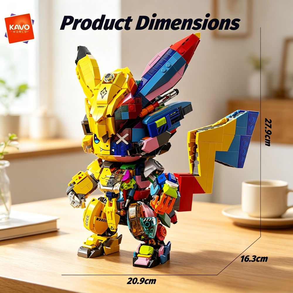 KAVOWORLD 1505 Parça DIY Mecha - Desk Setup Build incelemesi ve fiyatı
