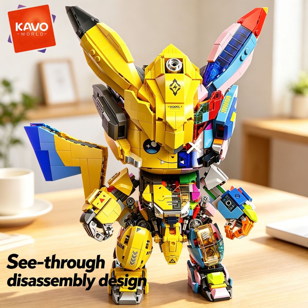 KAVOWORLD 1505 Parça DIY Mecha - Desk Setup Build incelemesi ve fiyatı