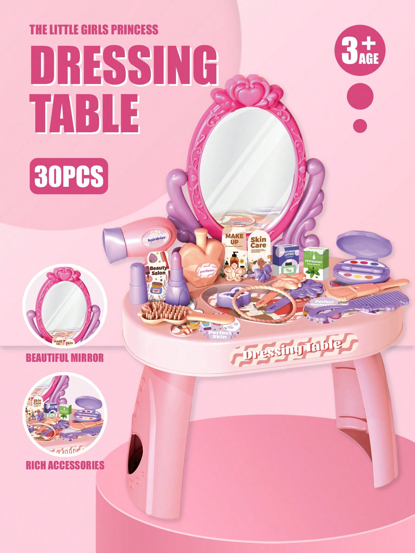 Çocuklar için Prenses Makyaj M - Desk Setup Girl incelemesi ve fiyatı